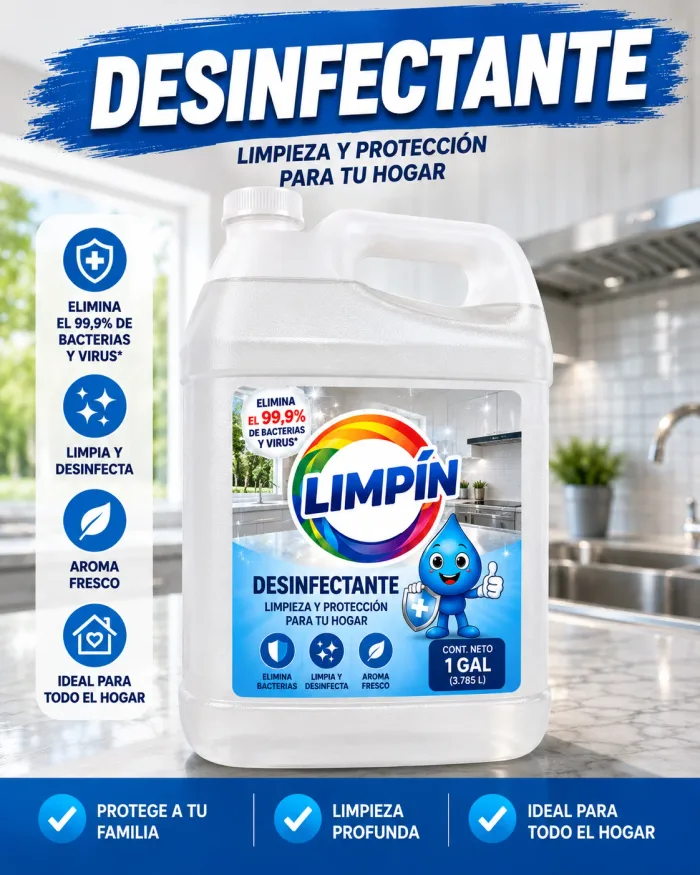 Galón de Desinfectante LIMPÍN 3.8L